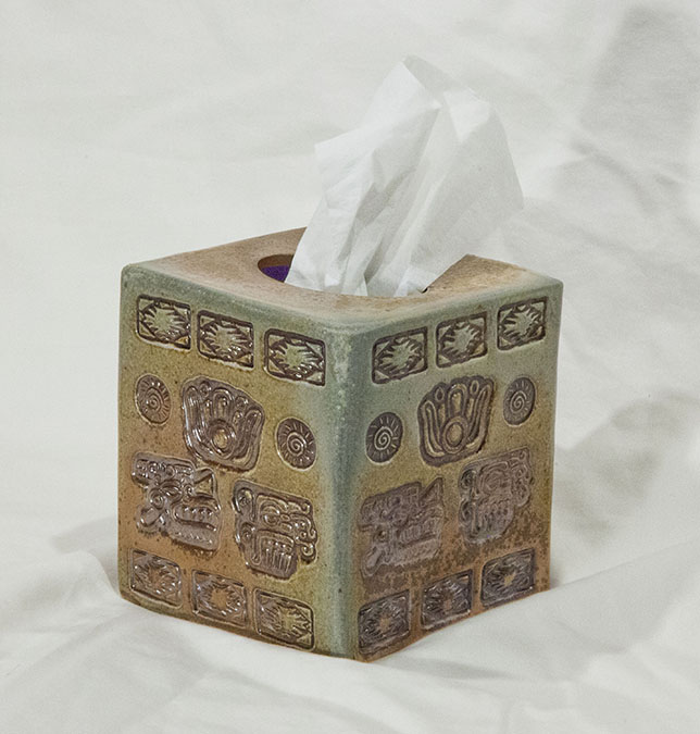 Aztec tissue box