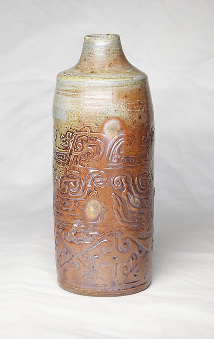 Wood fired vase